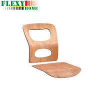 shaped plywood office chair seat and chair back