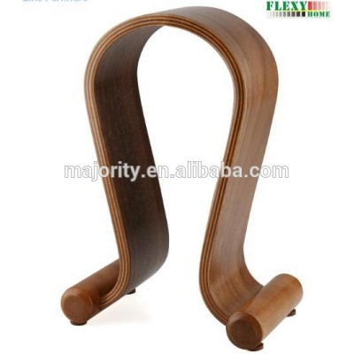 plywooden U shaped display headset holders